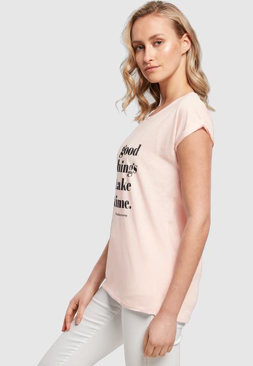 Produktbild Merchcode Ladies Good Things Take Time T-Shirt - 117487 (S)