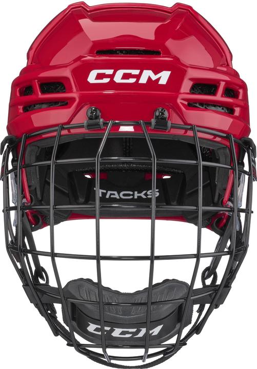 Actual product image CCM Tacks 720 SR hockey helmet with cage (red, S) (S)