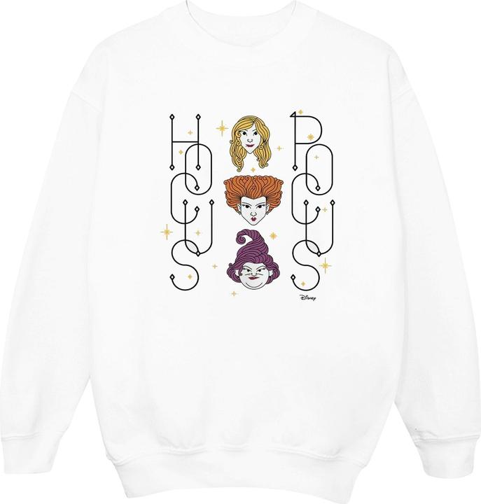 Actual product image Disney Womens/Ladies Hocus Pocus Faces Sweatshirt (S)