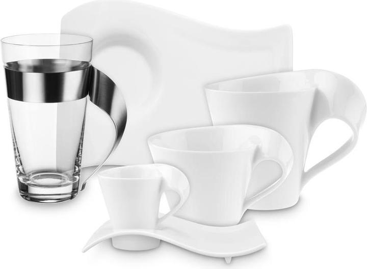 Actual product image Villeroy & Boch Partyplate NewWave Caffè (1 x, Glass coaster)