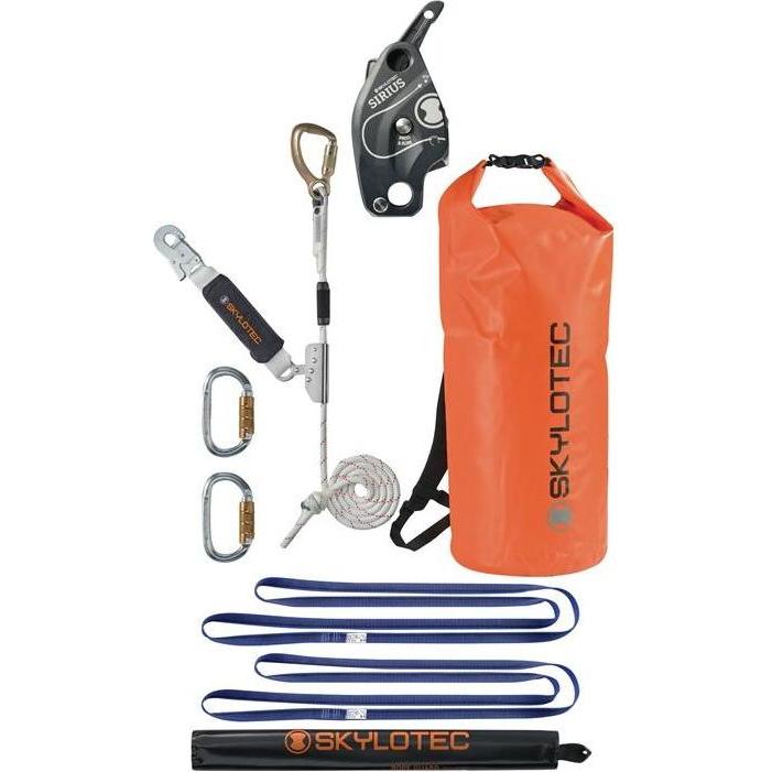 Skylotec, Protezione anticaduta, ROOFWORXX KIT 20 EN353-2:2002 EN:354:2010 EN566:2017 Kit anticaduta da 12 pezzi (Dispositivo anticaduta)