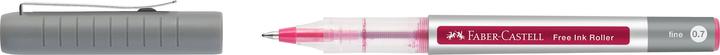 Produktbild Faber-Castell Free Ink Tintenroller grau 0,7 mm, Schreibfarbe: rot, 1 St. (1x)