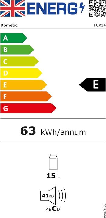 Label énergétique Mobicool 9600026378 koelbox (39 l)