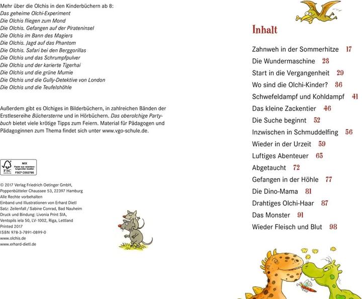 Produktbild Die Olchis im Land der Dinos (Deutsch, Erhard Dietl, 2018)