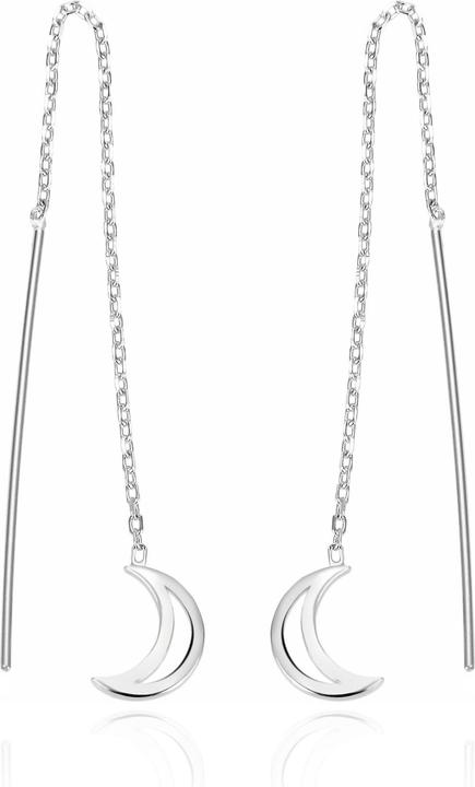 Immagine prodotto Agato - Long Silver Moon Earrings AGT-E044V (Argento)