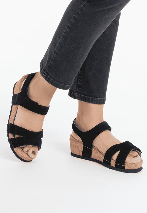 Actual product image Vitaform Sandaletten Damen Weite H Veloursleder (41)