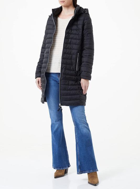 Immagine prodotto S.Oliver Outdoor-Mantel Lange Steppjacke mit abnehmbarer Kapuze