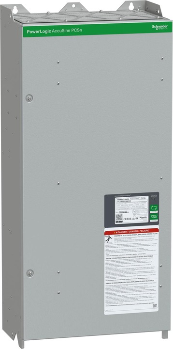 Produktbild Schneider Electric Aktiver Oberschwingungsfilter, AccuSine PCSn, 60A, 380-415V AC, 3P+N, IP20, EM PCSN060Y4W20E
