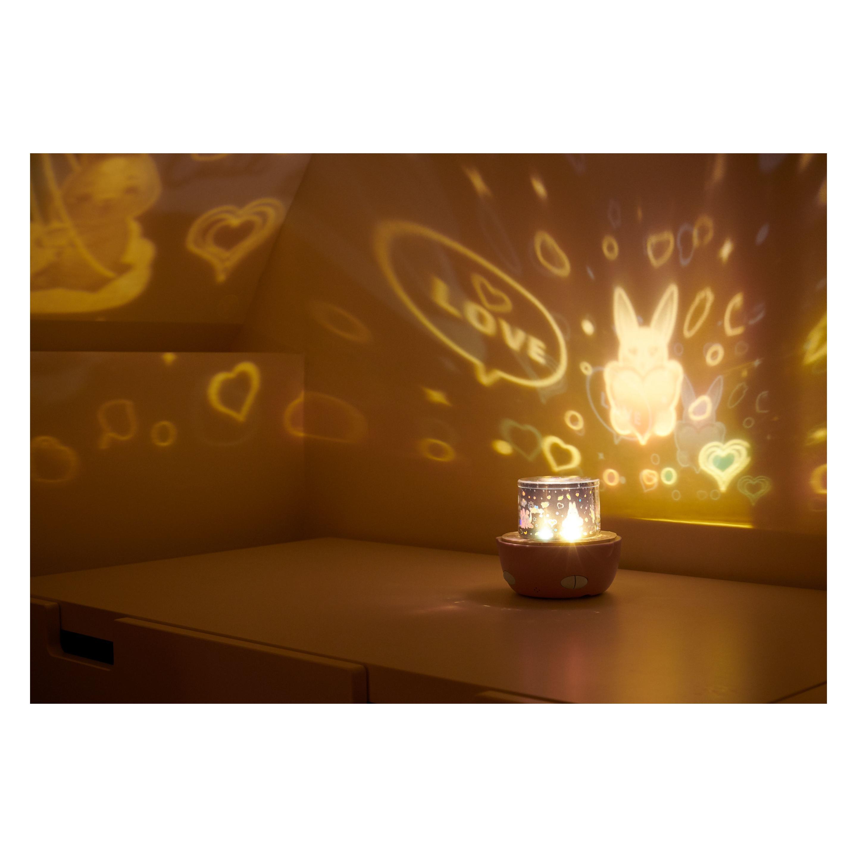Bigben Luce Notturna Mia Con Proiettore E Musica – Gatto, 13 Temi, 8 Melodie, Telecomando, Ricaricabile USB-C