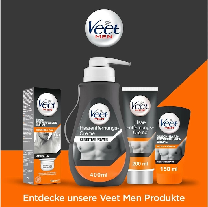 Immagine prodotto Veet Crema per la rimozione dei capelli (200 ml, 1 x, 240 g)