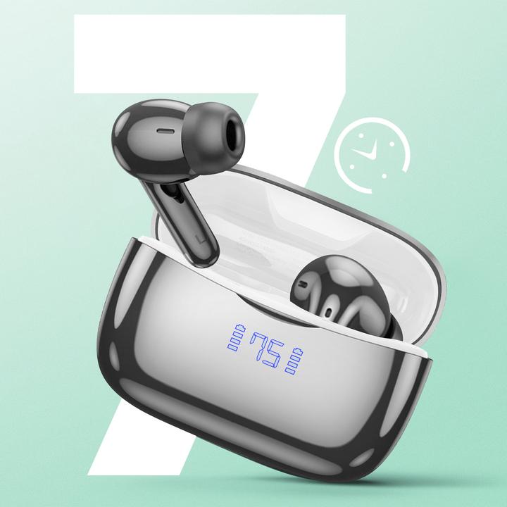 Produktbild Hoco Bluetooth Kopfhörer Chromeffekt (ANC, 7 h, Kabellos)