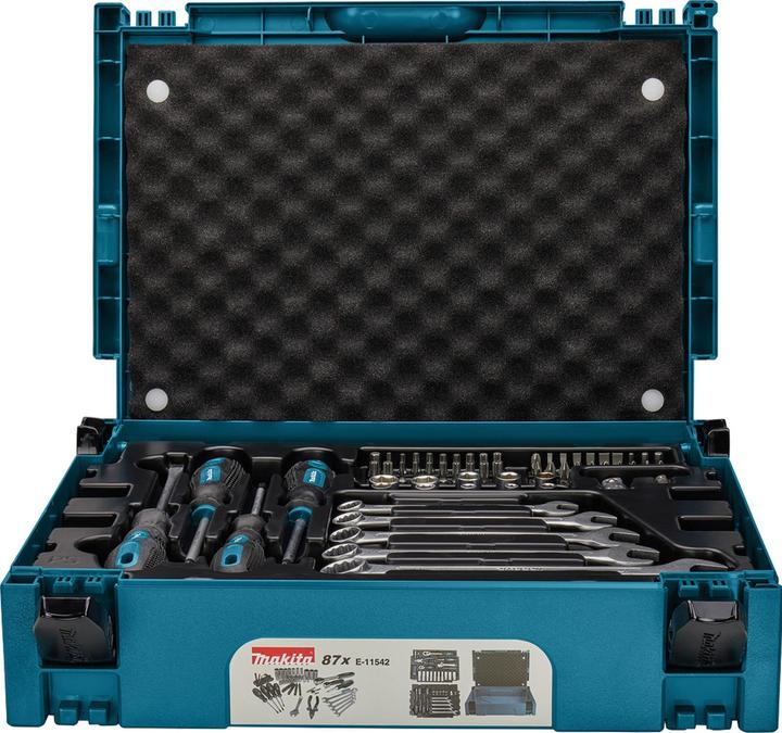 Productafbeelding Makita Handgereedschapsset, 87 stuks incl. MakPac (87 onderdelen)