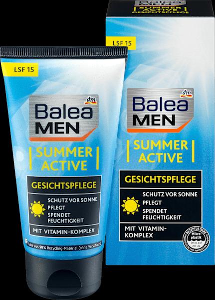 Actual product image dm Balea MEN Summer Active face cream (Day cream, SPF 15)
