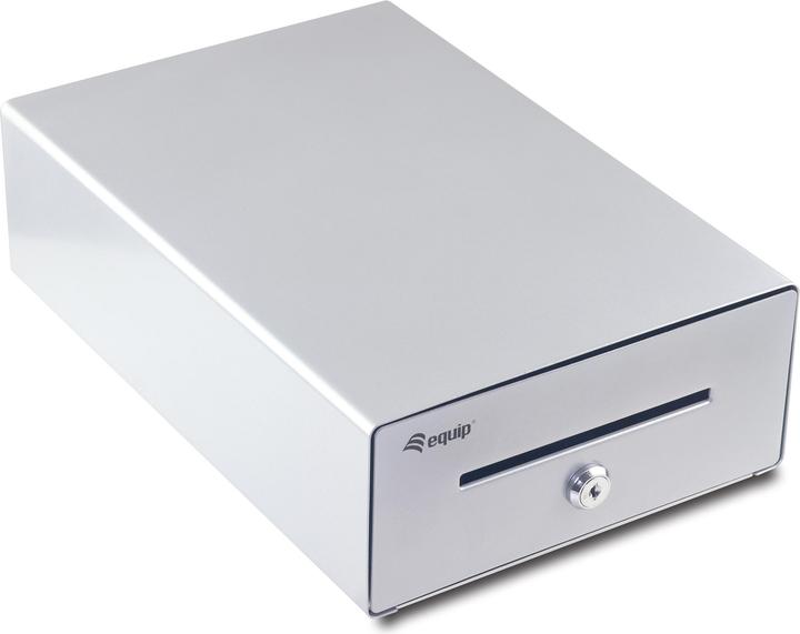 Produktbild equip Kassenschublade 4Schein-/4Münzfächer RJ11 POS Silber