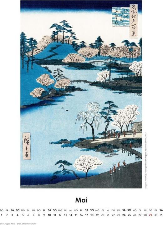 Produktbild Japanische Kunst. Wandkalender 2025