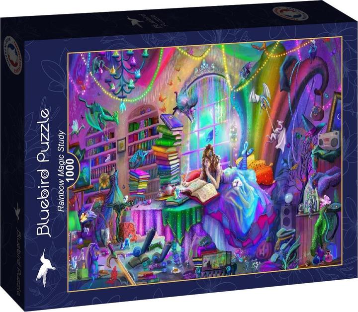 Bluebird Puzzle 1000 pieces Rainbow Magic Study (1000 Teile)