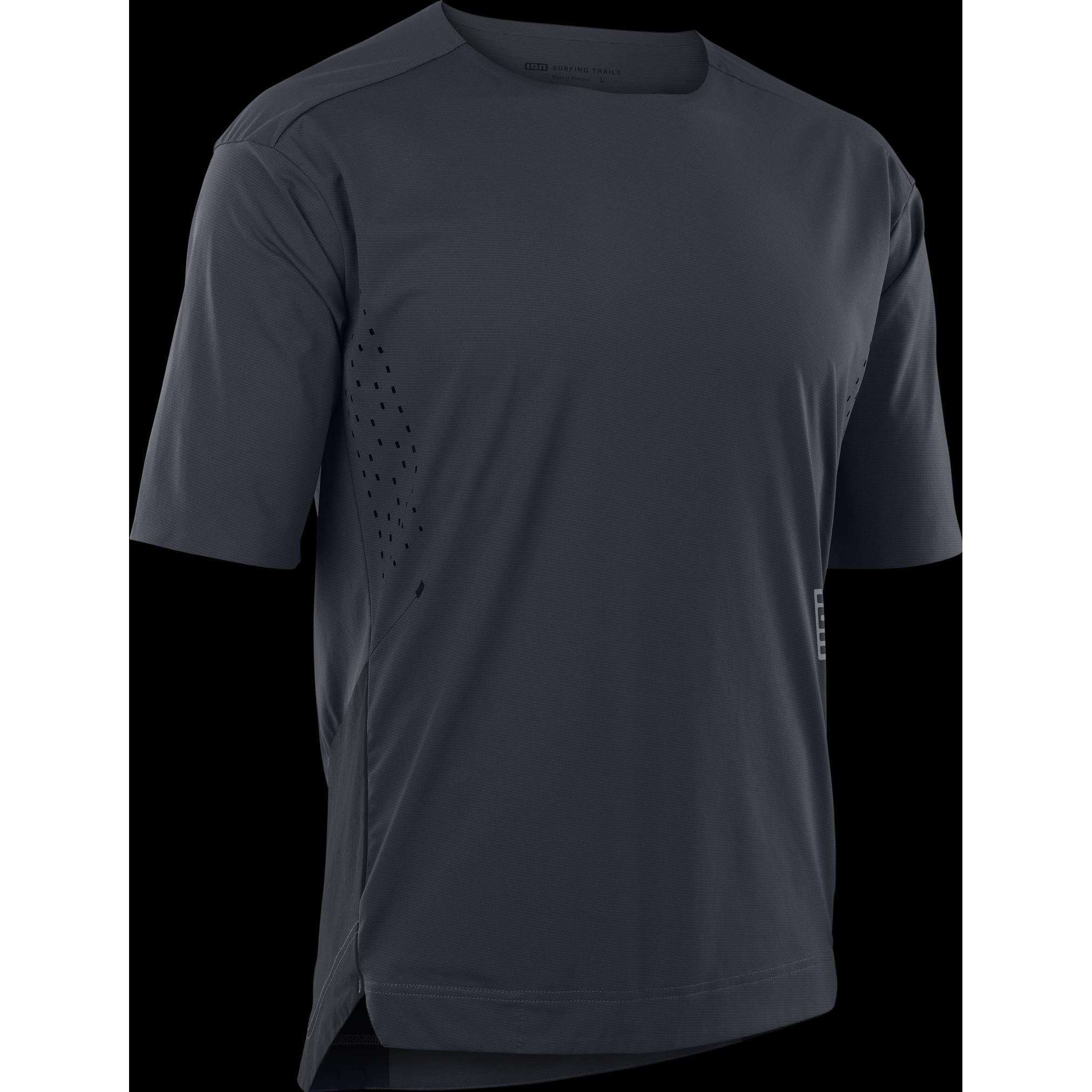 ION, Herren, Velotrikot, Bike Jersey Scrub Amp SS BAT (XXL), Schwarz, XXL