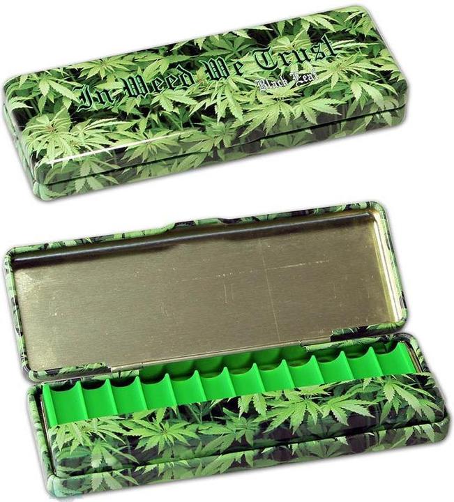 Actual product image Near Dark Tin can with filter container Leaves