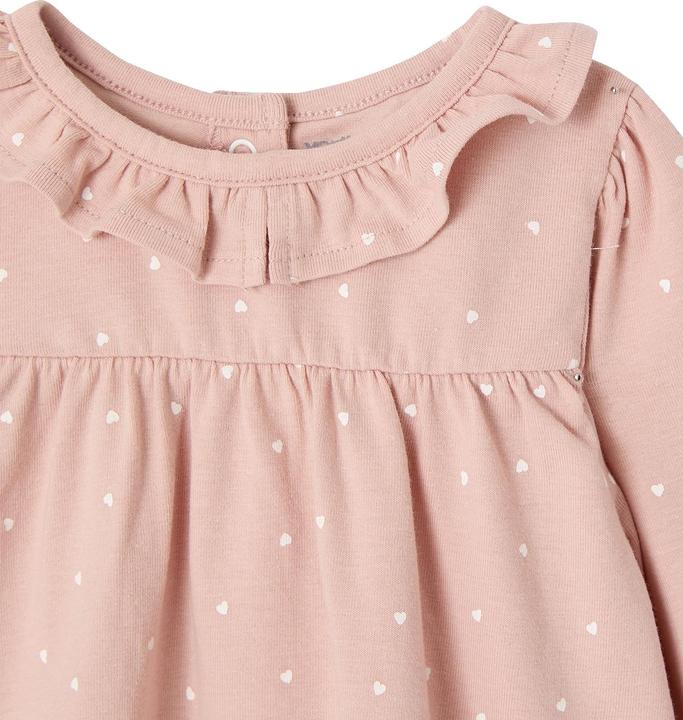 Produktbild Vertbaudet Bio-Kollektion: Baby-Set aus Kleid, Leggings & Haarband, Herzen (68)