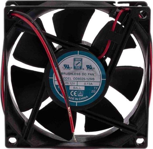 Produktbild RS PRO Lüfter 80x80x25mm 12VDC 1,8W 56,1m³/h (80 mm)