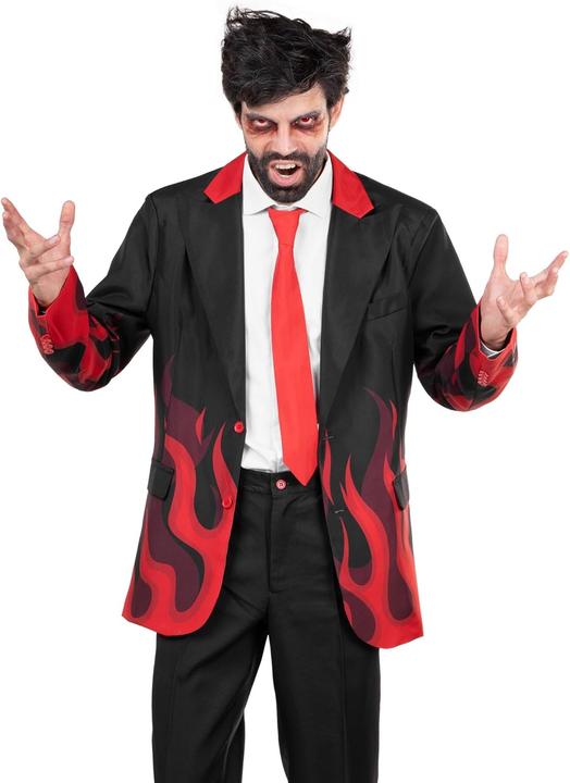 Actual product image OppoSuits Devil Suit, Black Devil Demon Party Costume (S)