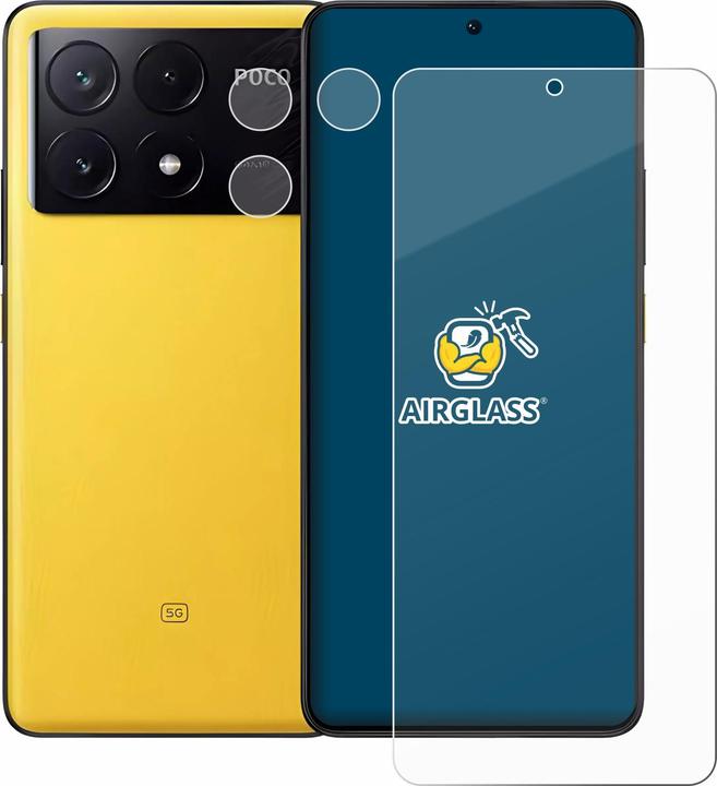 Actual product image BROTECT AirGlass bulletproof glass film (1 pcs., Xiaomi Poco X6 Pro)
