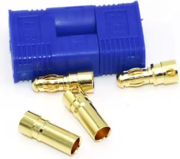 Actual product image Coscorp Industries Stecker / Buchse EC3 1 Paar, blau