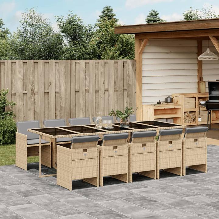 Produktbild vidaXL Garten Essgruppe (275 x 106 x 73 cm)