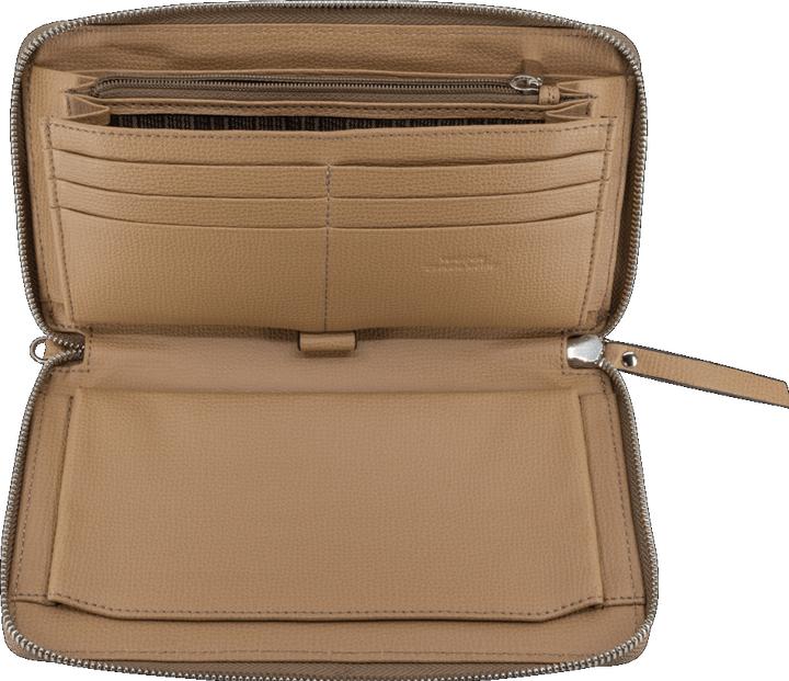 Actual product image 0714 Zip wallet iPhone compartment