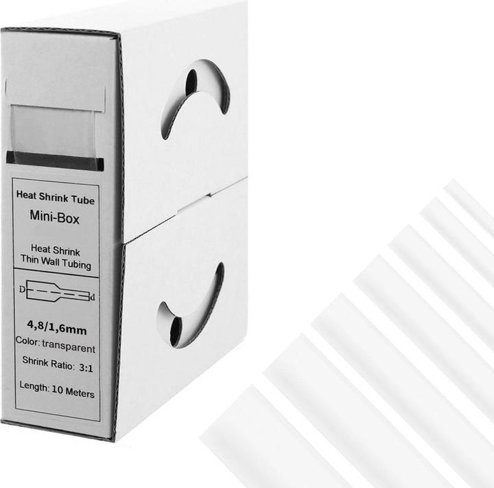 Produktbild Offgridtec 10m Schrumpfschlauch mit Kleber 4,8mm>1,5mm transparent Ratio 3:1 (1x)