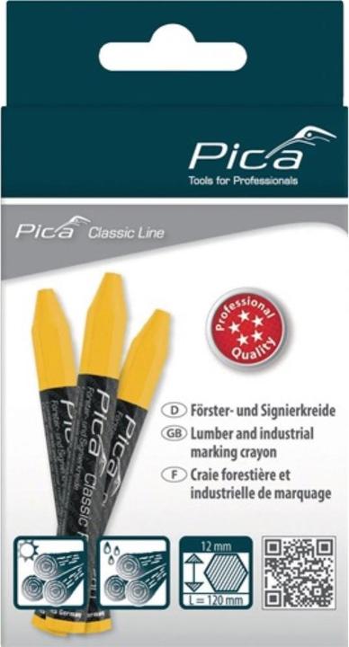 Immagine prodotto Pica Forester's/Signing Chalk Classic PRO 590 con carta gialla (Giallo, 12 x)