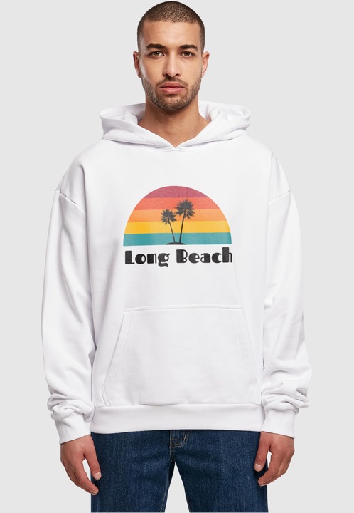 Produktbild Merchcode Long Beach Ultra Heavy Hoody - 118847 (L)