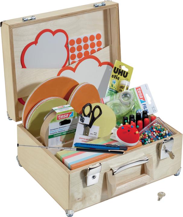 Actual product image Esselte Presentation case Francs UHMMKCH, W35 x D27 x H18 cm, wood, 2200 pieces