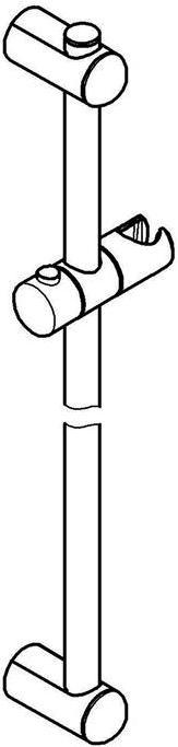 Image du produit Grohe Brausestange EUPHORIA 600mm chr