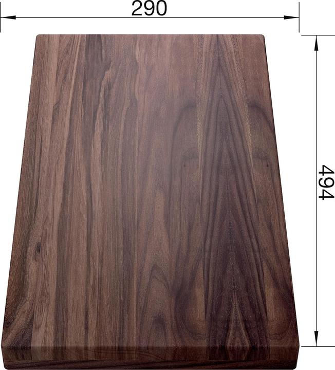 Produktbild Blanco Brückenschneidbrett aus massivem Nussbaum