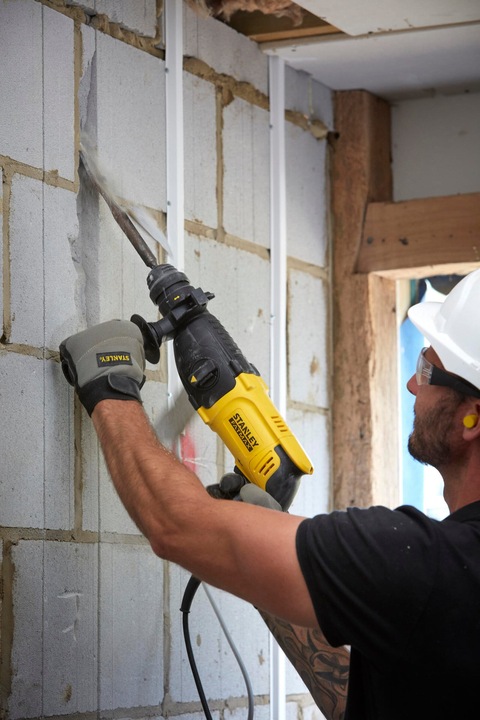 Produktbild Stanley ST HAMMER SDS + 800 W 2,4 J AUSTAUSCHBARER GRIFF SFMEH210K (Netzbetrieb)