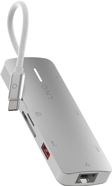 Produktbild LINQ Connects 8in1 PRO USB-C Multiport Hub 140W (USB-C, 8 Ports)