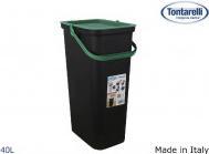 Produktbild Tontarelli eimer mit griff moda 38l grün/schwarz (38 l)