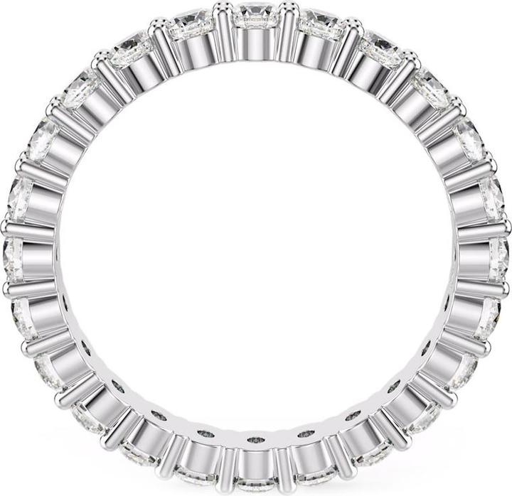 Image du produit Swarovski Matrix Vittore Ring Rundschliff Weiss Silberfarbenes Finish (58)