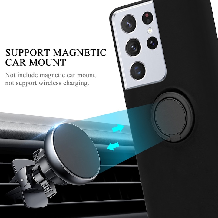 Actual product image Cadorabo TPU Liquid Ring Silicone Case Cover (Samsung Galaxy S22 Ultra)