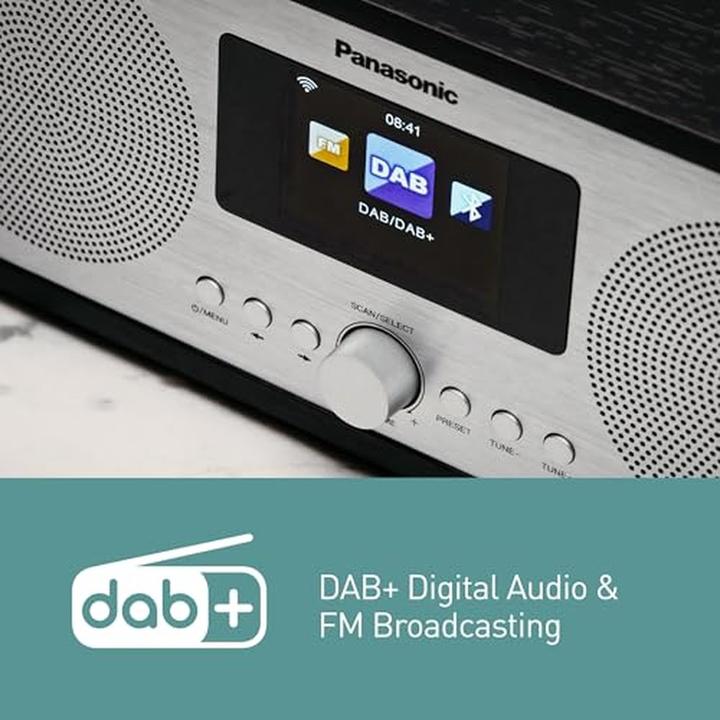 Actual product image Panasonic RF-D40EG-K (FM, Web radio, DAB+, Bluetooth, Wi-Fi)