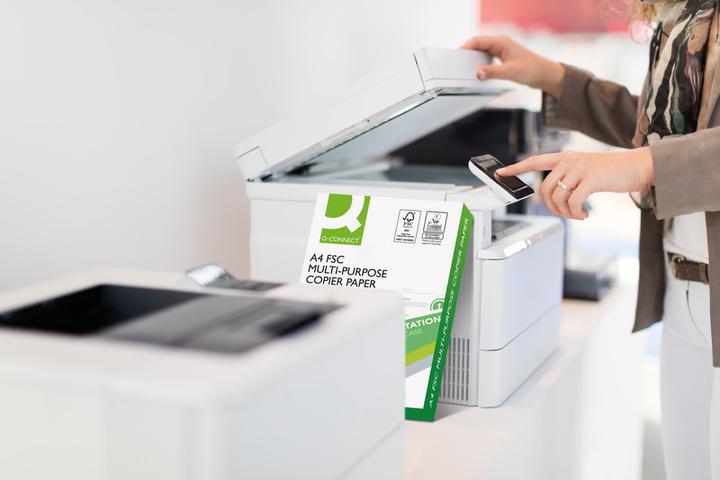 Immagine prodotto Q-Connect Carta universale FSC, bianco alto (80 g/m², 500 x, A4)