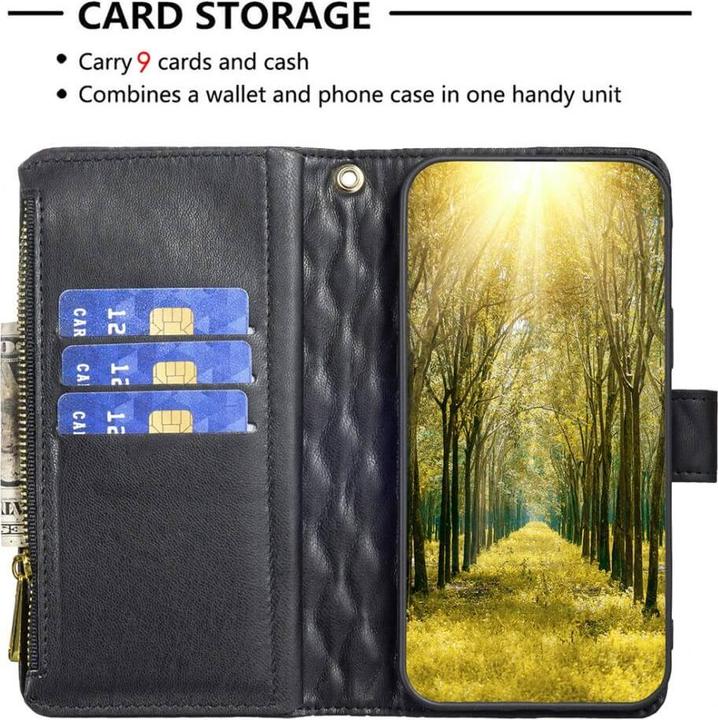 Produktbild Binfen Color Xiaomi 13 - BINFEN Brieftaschen Hülle schwarz (Xiaomi 13)