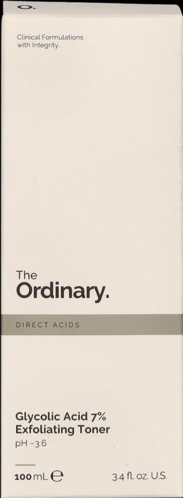 Image du produit The Ordinary Acide glycolique 7% Solution tonifiante 100ml (Tonique visage, 100 ml)
