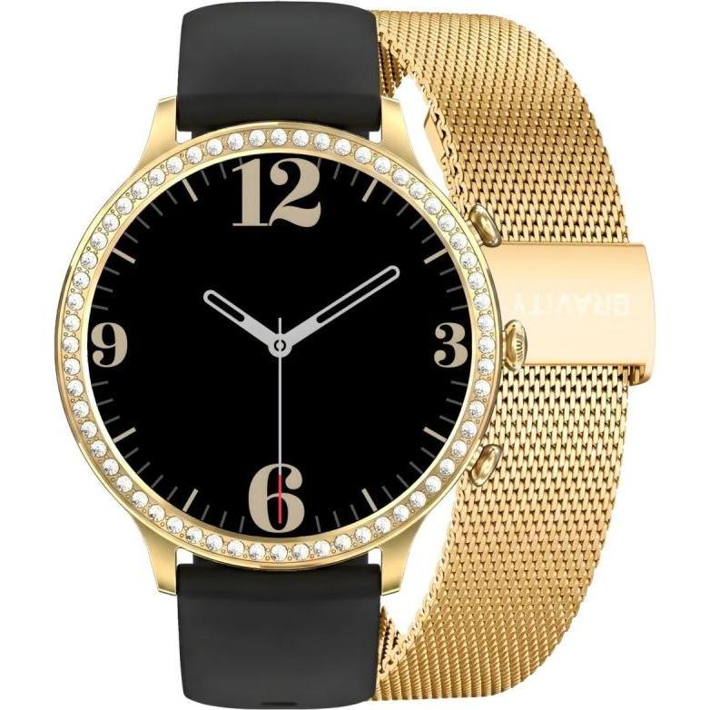 Gravity Smartwatch Złoty Pasek i Bransoleta GT5-1 (44 mm), Smartwatch