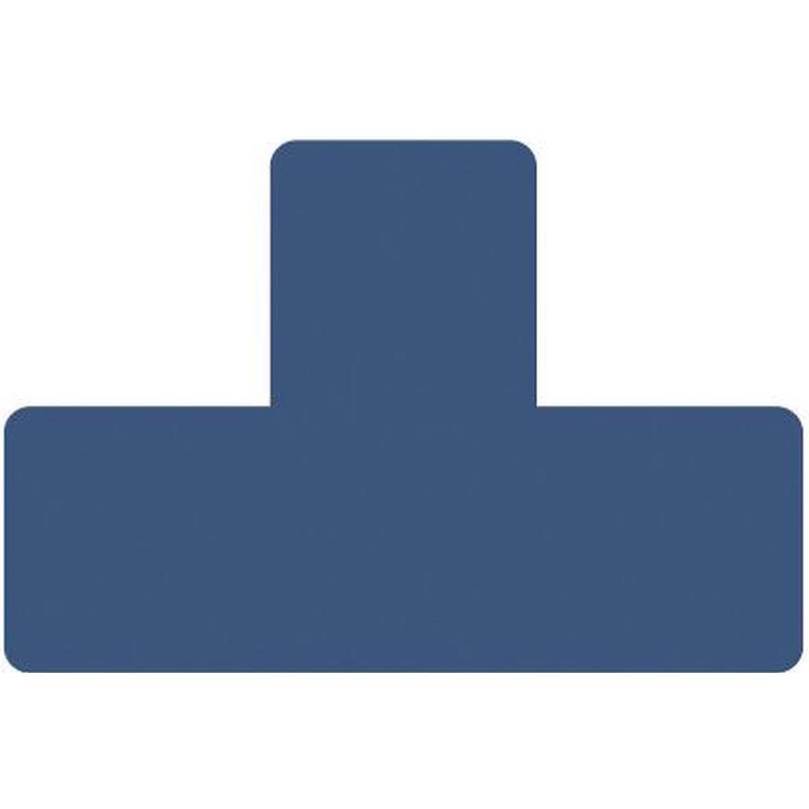 Tarifold, Klebeband, Fussbodensymbol 'T' 15cm blau (150 mm)