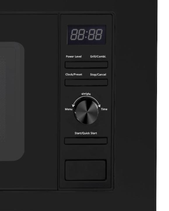 Actual product image Wolkenstein Built-in microwave WMW800-20GB EB WxHxD 45.2 x 34.3 x 29.4 cm (20 l)