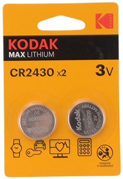 Actual product image Kodak Lithium Cr2430 (x2) (2 pcs., CR2430)