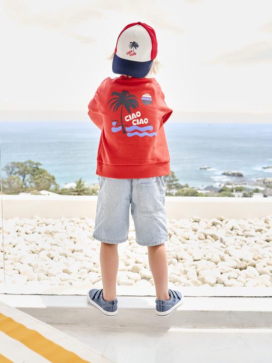 Immagine prodotto Vertbaudet Jungen Jeans-Shorts mit Dehnbund, Bundweite verstellbar (158)