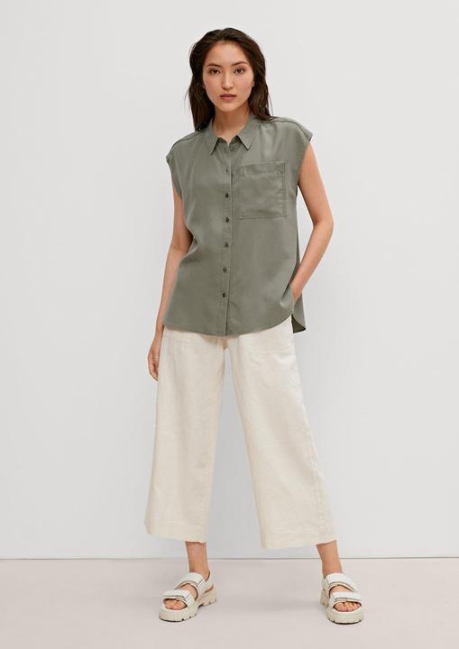 Image du produit Comma Bluse Bluse mit überschnittenen Schultern (44)